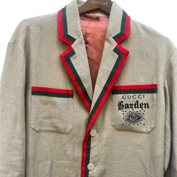 Gucci Garden 2017 Collection Alessandro Michele Linen Coat Size IT38 / US M - Picture 2 of 14